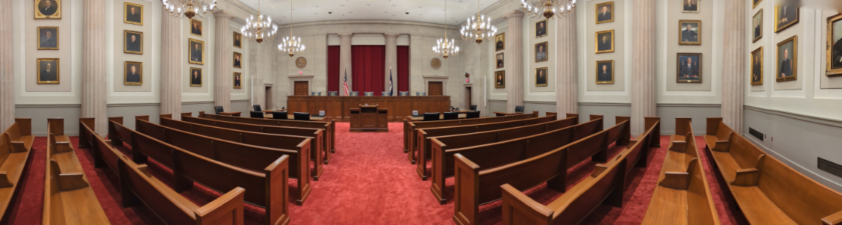 Panoramic View of Supreme Court of Virginia interior space